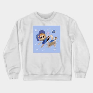 Shoe and Flew Crewneck Sweatshirt